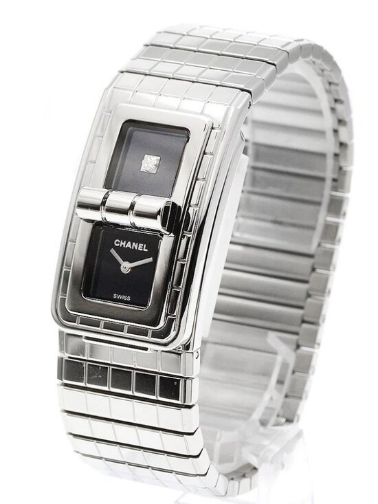 CHANEL Code Coco H5144 1P diamond black Dial Quartz Ladies Watch main image 4